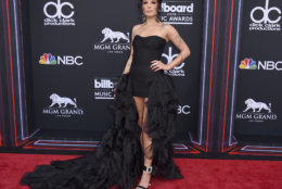 Halsey arrives at the Billboard Music Awards at the MGM Grand Garden Arena on Sunday, May 20, 2018, in Las Vegas. (Photo by Jordan Strauss/Invision/AP)