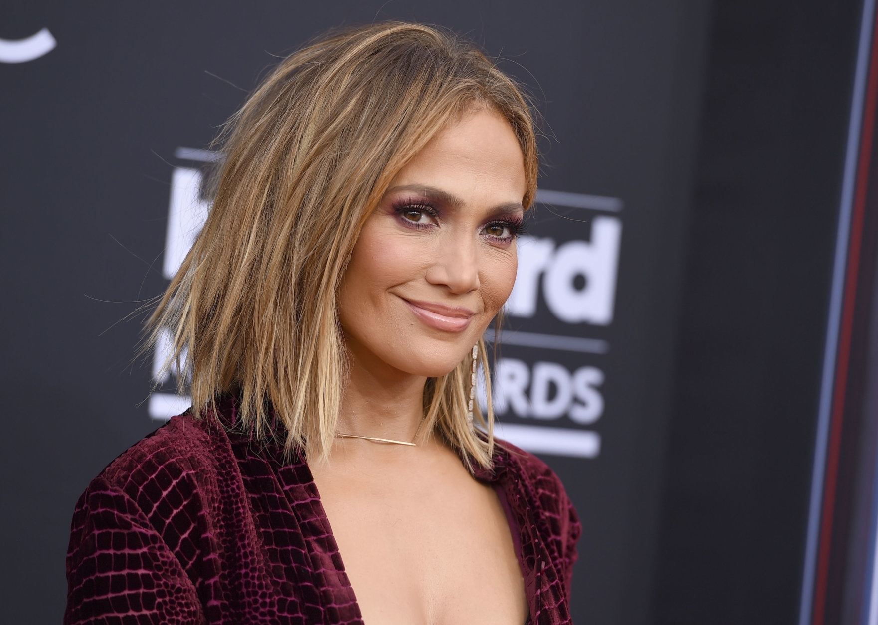 Jennifer Lopez arrives at the Billboard Music Awards at the MGM Grand Garden Arena on Sunday, May 20, 2018, in Las Vegas. (Photo by Jordan Strauss/Invision/AP)