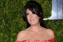 Monica Lewinsky arrives at the 69th annual Tony Awards at Radio City Music Hall on Sunday, June 7, 2015, in New York. (Photo by Evan Agostini/Invision/AP)