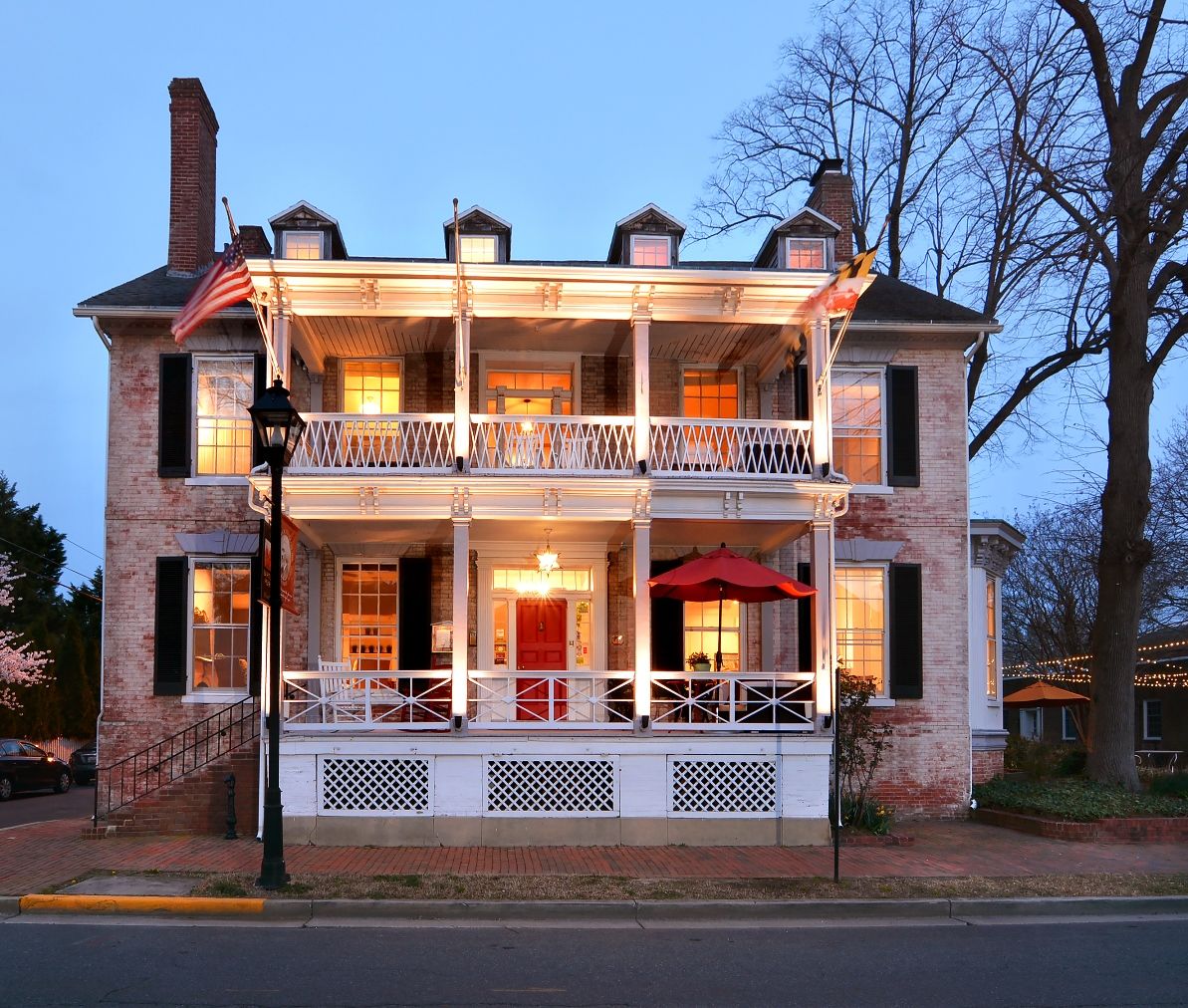 The Bartlett Pear Inn in Easton, Maryland, dates back to 1790. (Courtesy Eve Fishell)