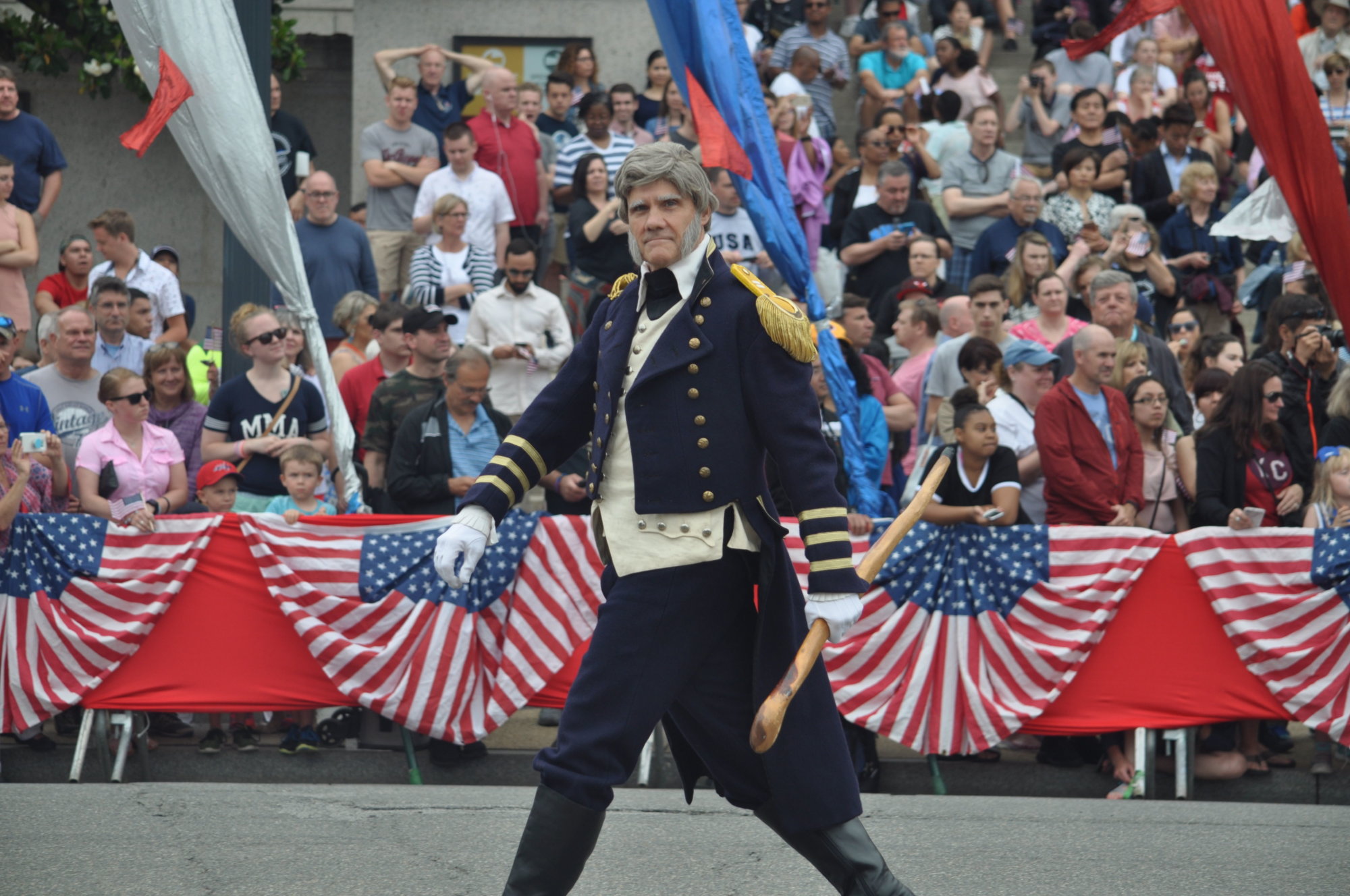 The annual National Memorial Day Parade took place along Constitution Avenue on Monday, May 28, 2018. (Monique Blyther/WTOP)