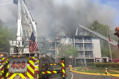 Crews fight 2 major fires in Centreville
