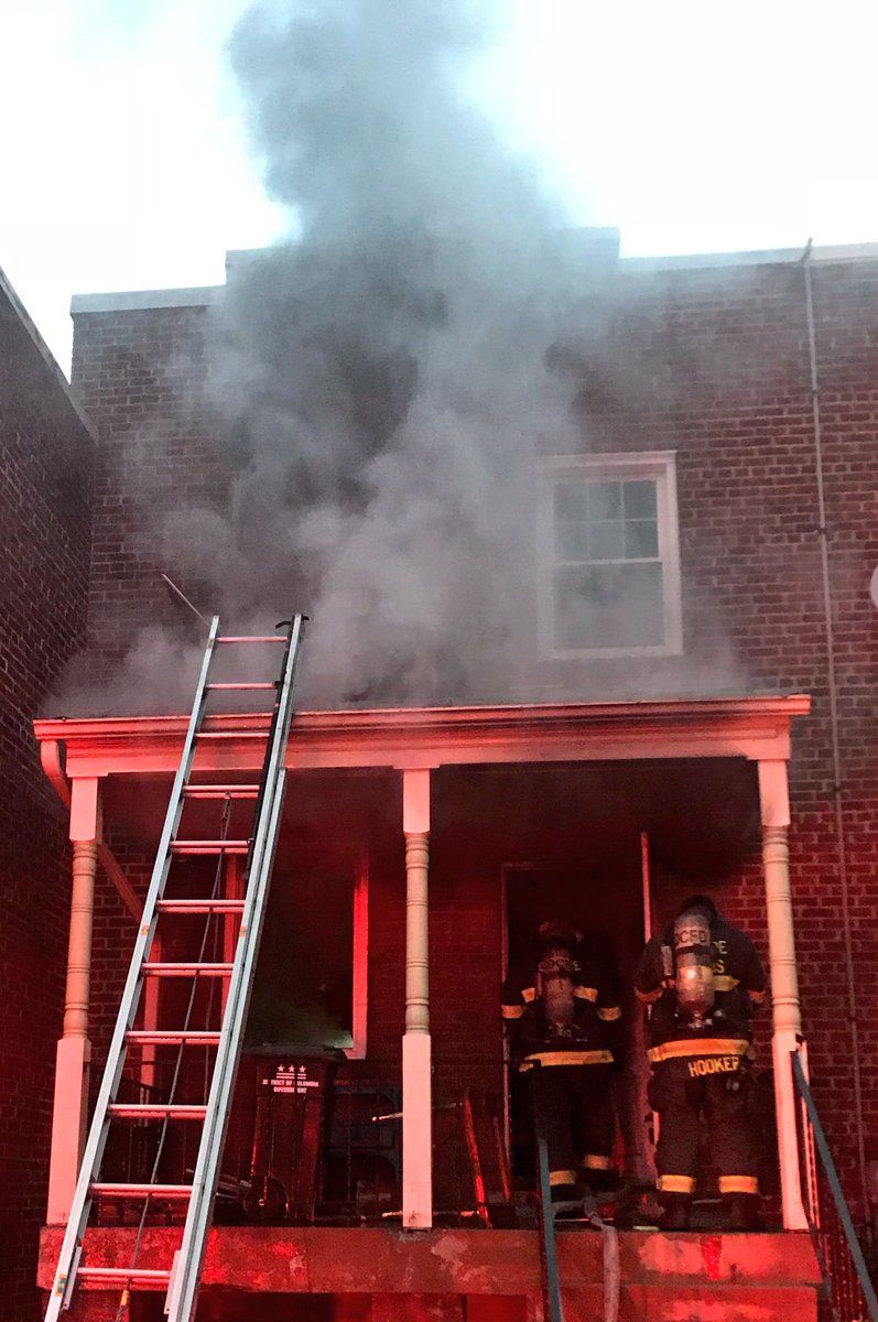 The fire happened on the 1600 block of Rosedale Street Northeast. (Courtesy DC Fire and EMS) 