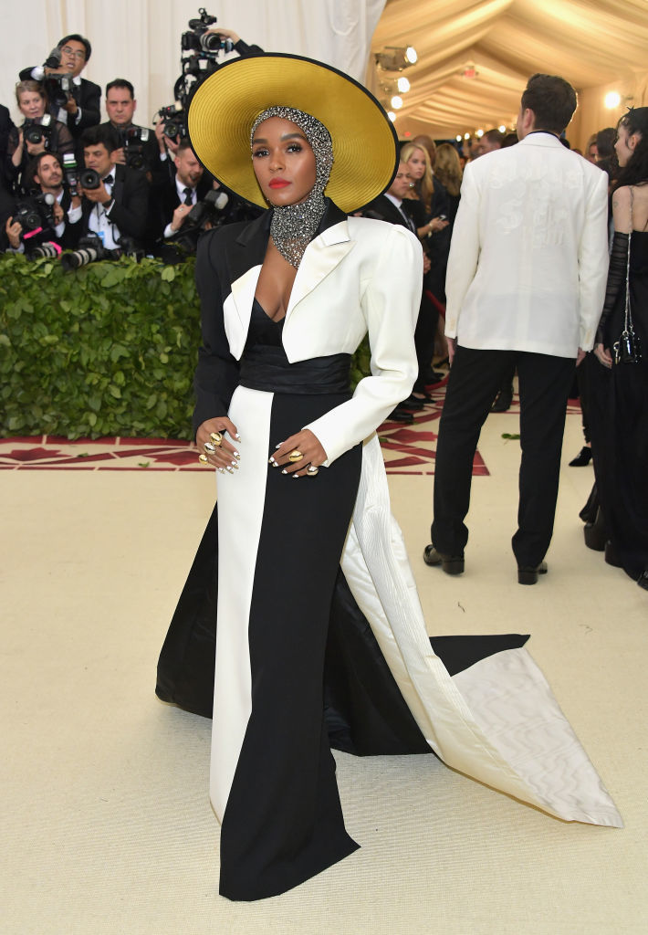 NEW YORK, NY - MAY 07: Janelle Monae attends the Heavenly Bodies: Fashion & The Catholic Imagination Costume Institute Gala at The Metropolitan Museum of Art on May 7, 2018 in New York City. (Photo by Neilson Barnard/Getty Images)