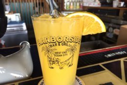 The famous "orange crush" drink was invested at Harborside Grille in West Ocean City. (WTOP/John Domen)