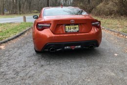 The Toyota 86 is a small coupe that gets back to the basics of what makes driving so much fun. It doesn’t work well as a family car, but it rewards drivers with good, honest handling and a spirited back road partner. (WTOP/Mike Parris)