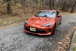 The Toyota 86 excels when it comes to the corners, and if you fancy drifting, the rear-wheel drive coupe will let its tail hangout when you push it. The car is very easy to steer and it goes where you point it. (WTOP/Mike Parris)