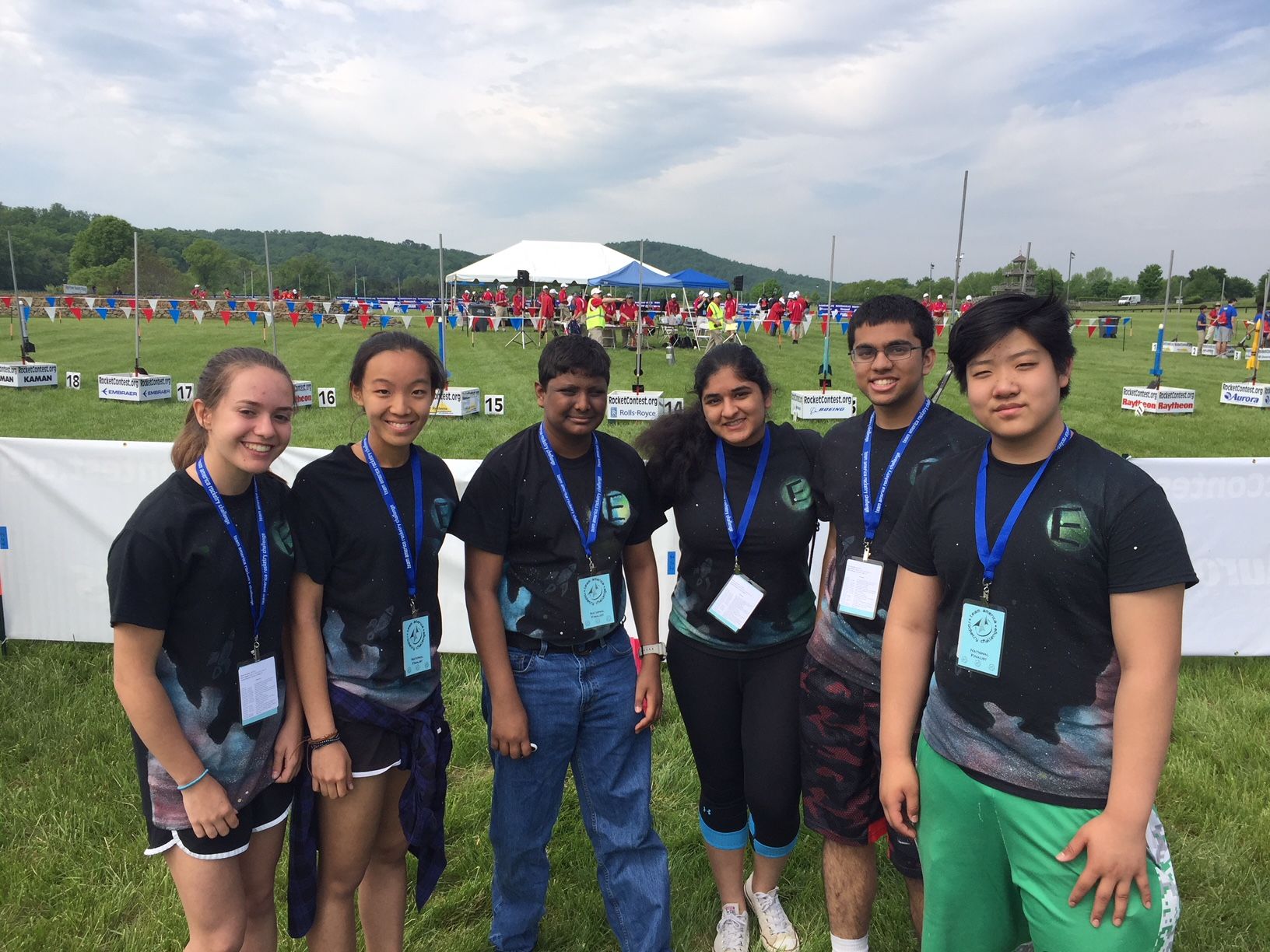 Hundreds of high school kids from around the country competed in a simple task of physics: send two eggs 400 feet into the sky and get to land 41 to 43 seconds later in Fauquier County, Virginia, for the Team America Rocketry Challenge. (WTOP/John Domen)