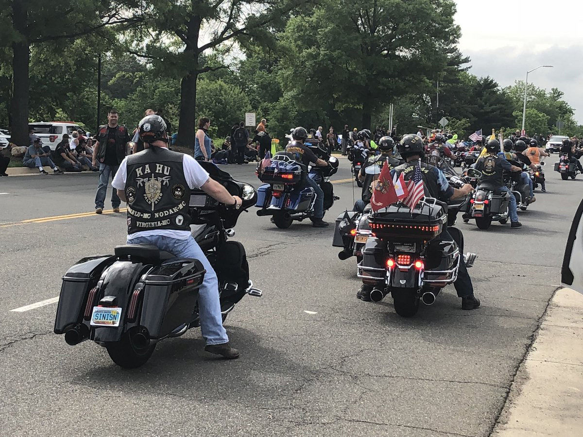 One veteran said the ride is make D.C. aware there are still more prisoners or war and they all need to be brought home. (WTOP/Melissa Howell)