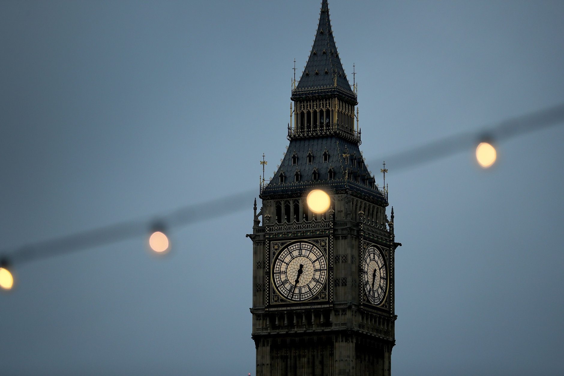 LONDON, ENGLAND - MARCH 14:   A grey dawn breaks over Elizabeth Tower and parliament on March 14, 2017 in London, England. Reports suggest that Article 50 could be triggered soon and begin the process that will take Britain out of the European Union after parliament passed the Brexit bill last night.  (Photo by Christopher Furlong/Getty Images)