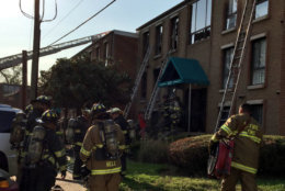 Eight people are without a home Friday, May 4, after a fire in Southeast D.C. (Courtesy DC Fire and EMS)