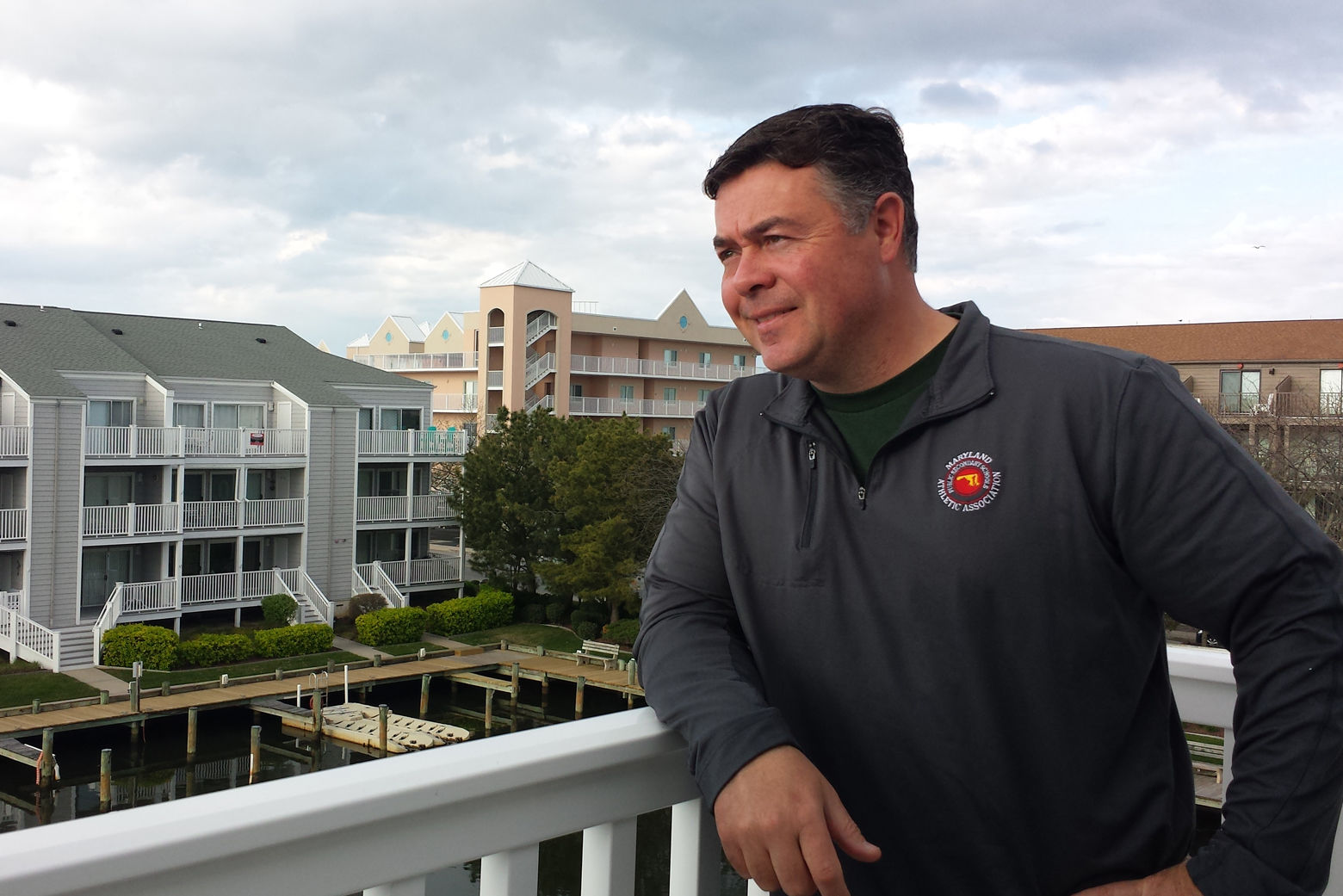 Mike McEwen, an athletic director for a public school in Baltimore County, bought a place in Ocean City after years of renting. His advice to fellow buyers: "Definitely shop around. See as many places as you can possibly see. Weigh your options carefully and go for it." (WTOP/Colleen Kelleher)