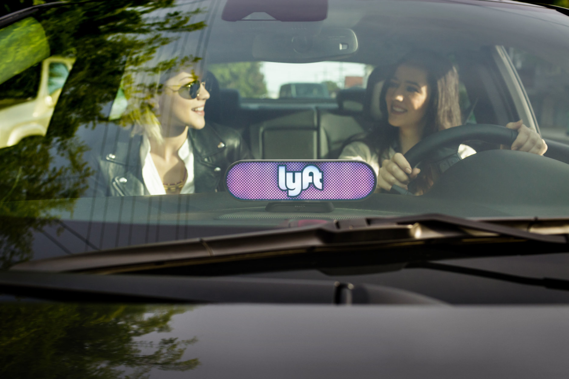 The idea is to make it easier for riders to identify their ride, a feature that could be especially helpful outside of bars, restaurants or events where there are multiple people waiting for. (Courtesy Lyft)