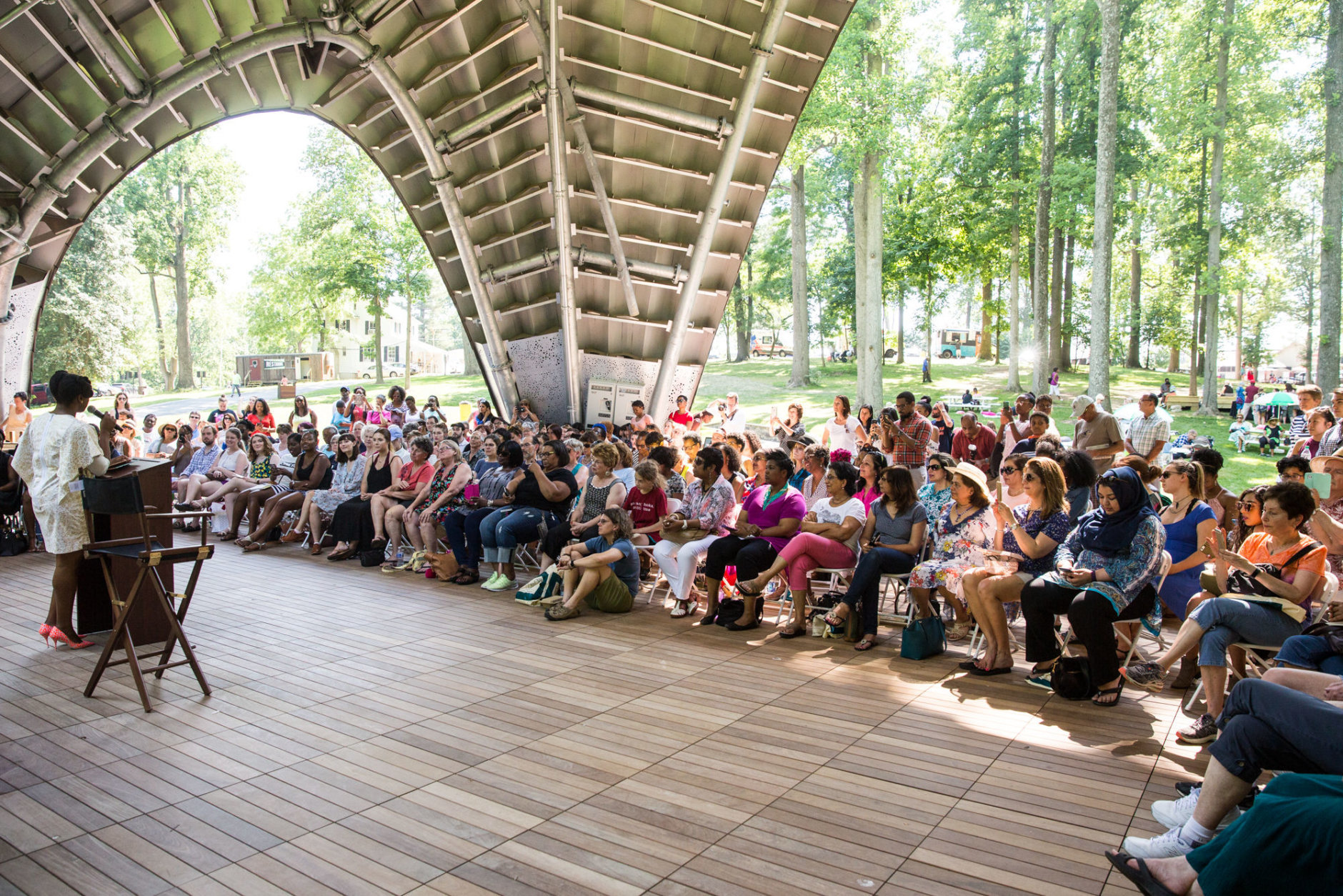 Sunday, June 10 is the second annual Books in Bloom festival in Columbia, Maryland. The event features author readings, panel discussions and family-friendly activities. (Courtesy Books in Bloom) 