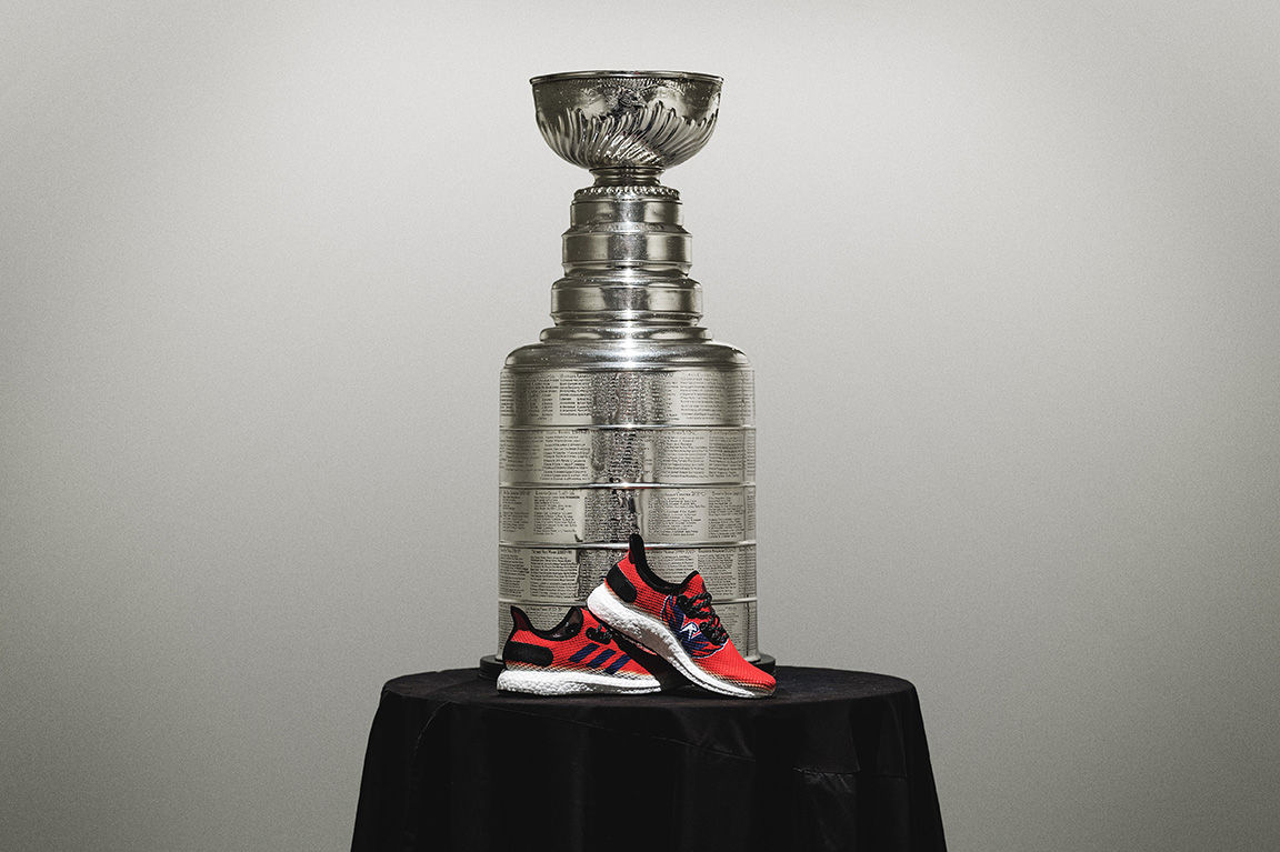 Adidas is selling a limited-edition Washington Capitals running shoe to celebrate the Caps winning the Stanley Cup. (Courtesy Adidas)
