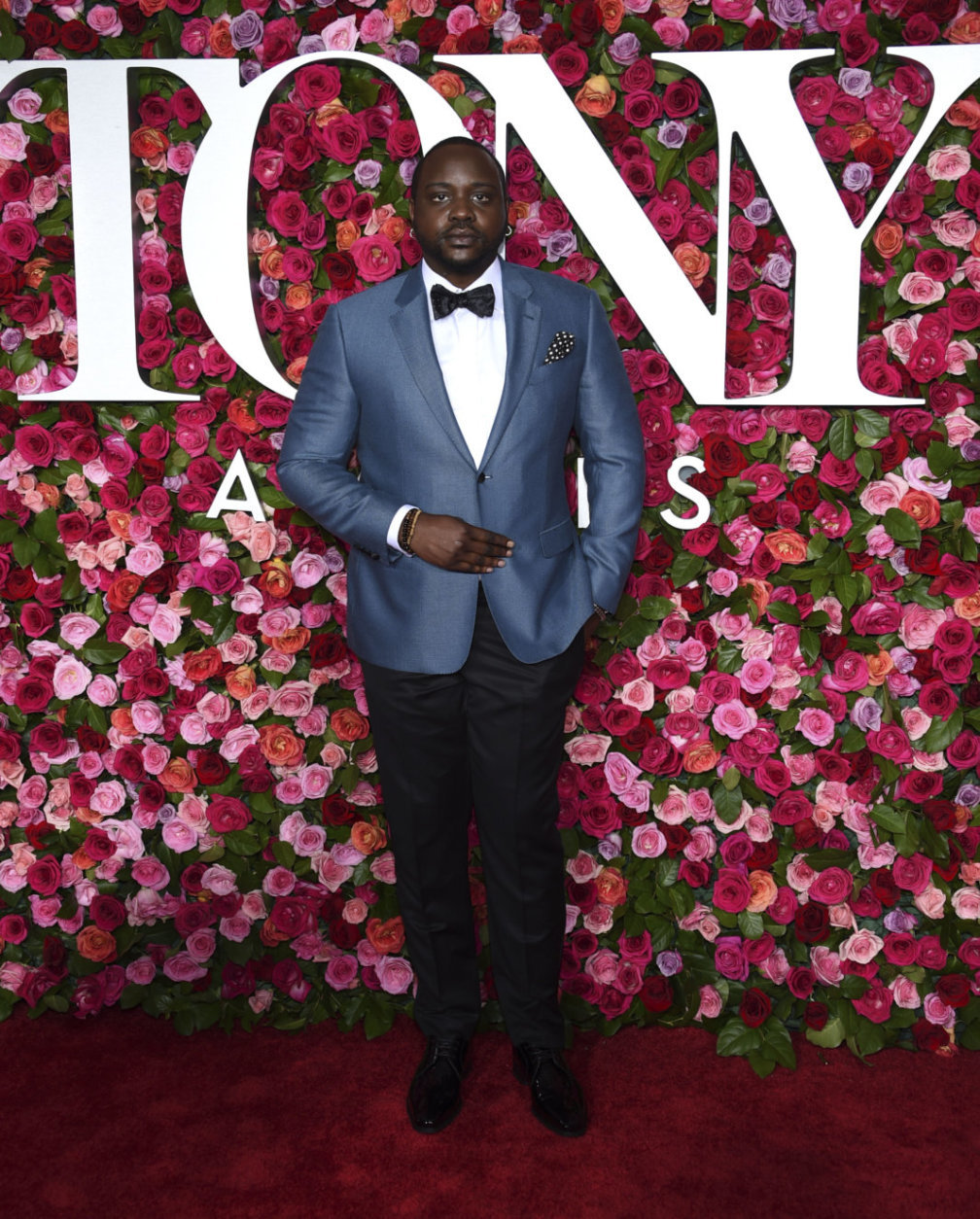 Brian Tyree Henry arrives at the 72nd annual Tony Awards at Radio City Music Hall on Sunday, June 10, 2018, in New York. (Photo by Evan Agostini/Invision/AP)