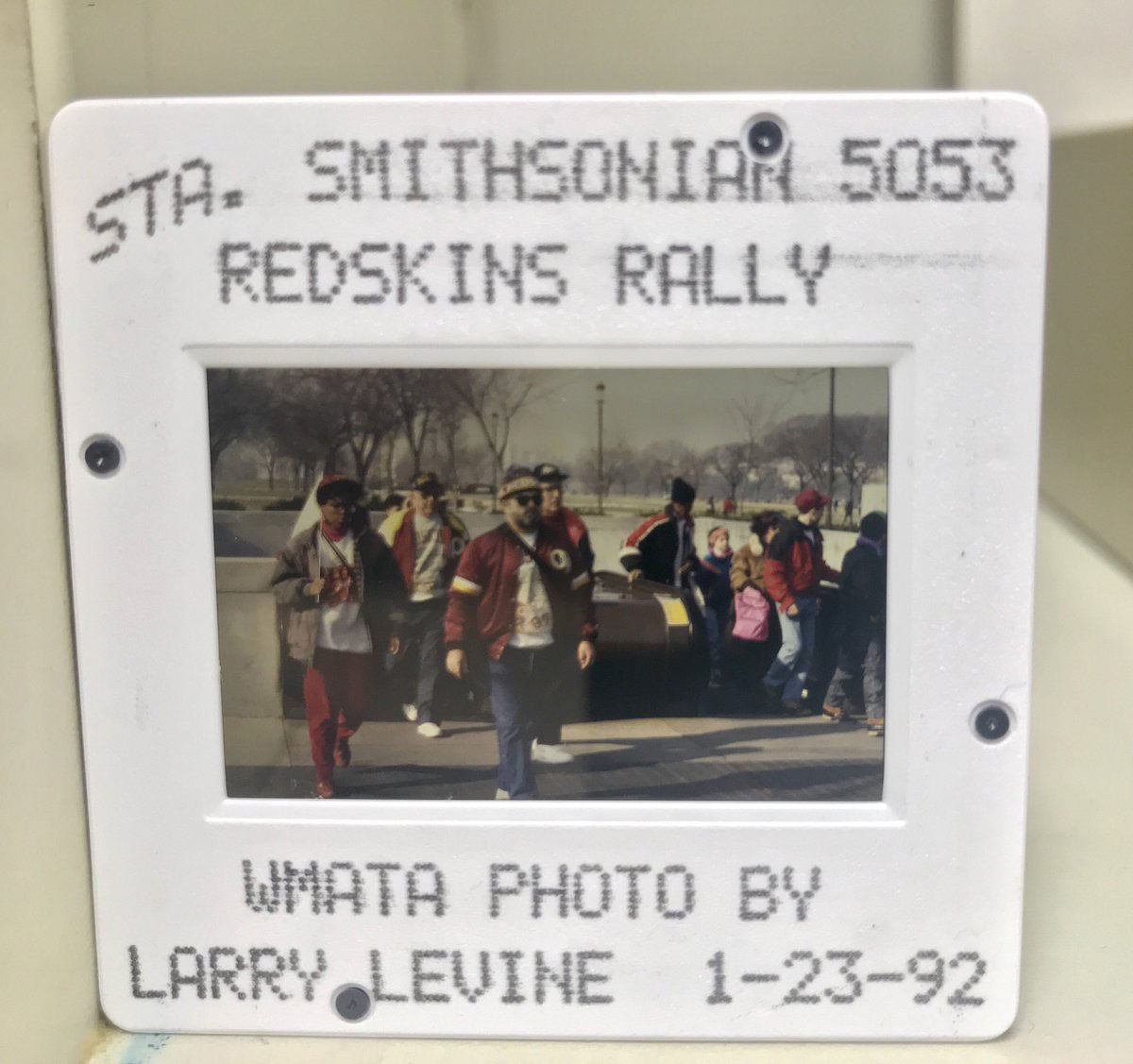 So when was the last time D.C. saw a parade like this? It was after the Redskins won the Super Bowl in 1992. WMATA shared these photos of Redskins fans heading to the victory rally on the National Mall. (Courtesy WMATA via Twitter)