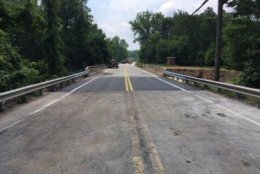 The newly repaired portion of Md. 198 over the Little Patuxent River is now in use. 
(Courtesy Maryland Highway Administration via Twitter)