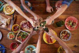 In America, food can feel like a burden -- even something to be feared. But in Europe, eating is all about enjoyment -- talking, relaxing and socializing. (Getty Images) 