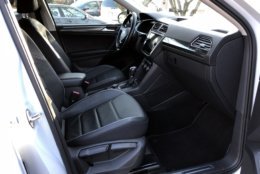 The interior on my top-of-the-line SEL Premium Tiguan makes it a high quality place to be and for nearly $39,000 it should be. The leather seats are comfortable and the heated seats worked well. (WTOP/Mike Parris)