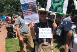 Scenes from the "Families Belong Together" march and rally. (WTOP/Dick Uliano)