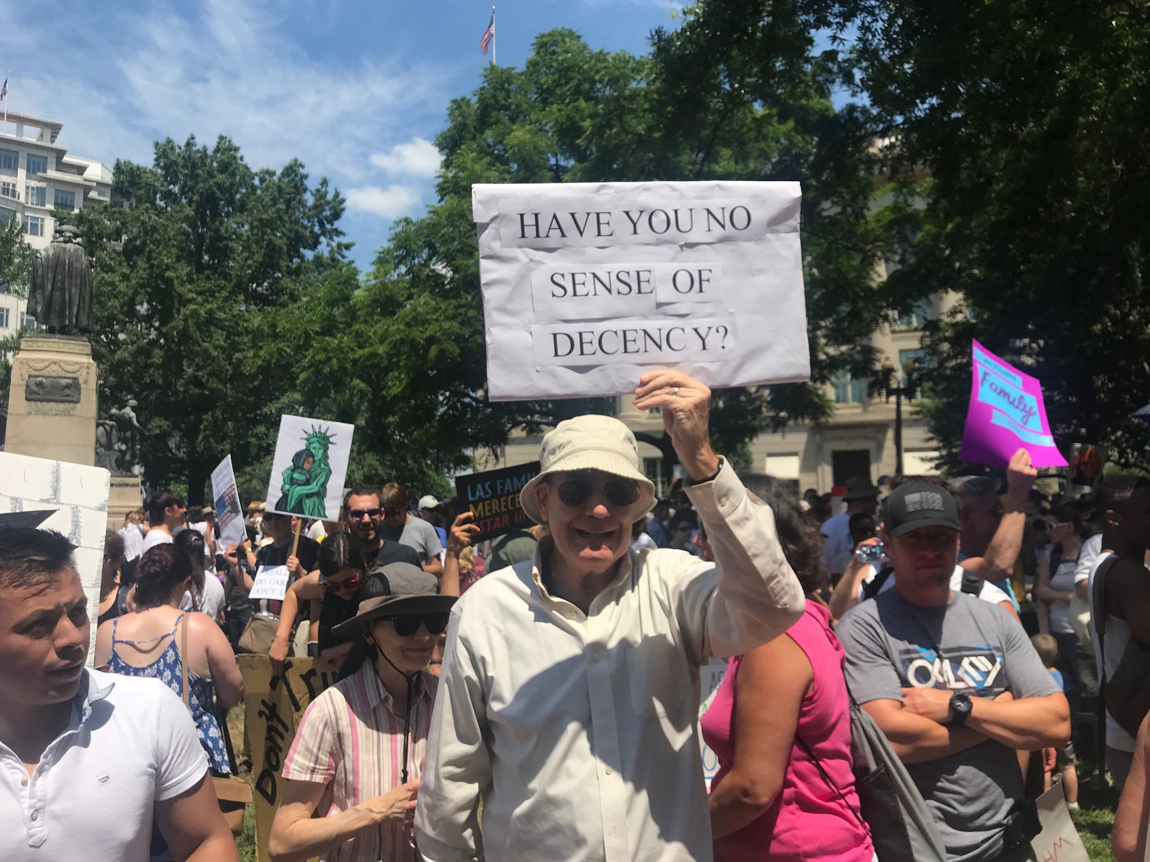 Thousands join ‘Families Belong Together’ march, rally in sweltering DC ...