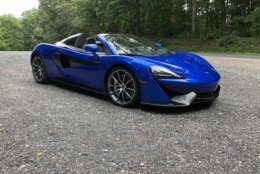 McLaren, a name that’s famous in Formula 1 racing, has really been making waves with its road cars. Its Sports Series is entry-level into the world of McLaren. WTOP's Mike Parris drove the newest McLaren 570S Spider, a convertible. (WTOP/Mike Parris)