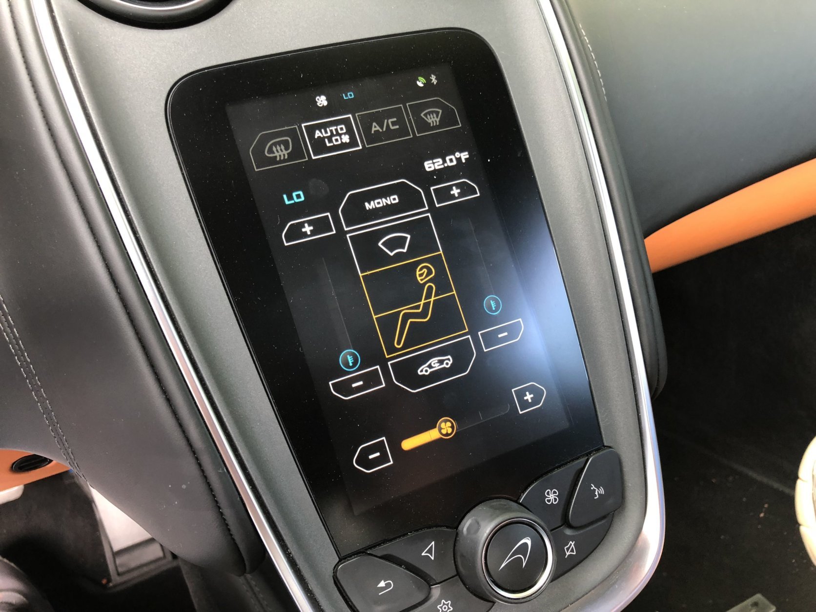 The Portrait screen works well for navigation. However, the radio’s interface screen sometimes takes a second to react. (WTOP/Mike Parris)