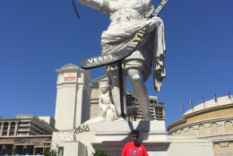 And, all the way in Las Vegas, Mark C. writes: "Representing the 703 in the 702!!!" (Courtesy Mark C)