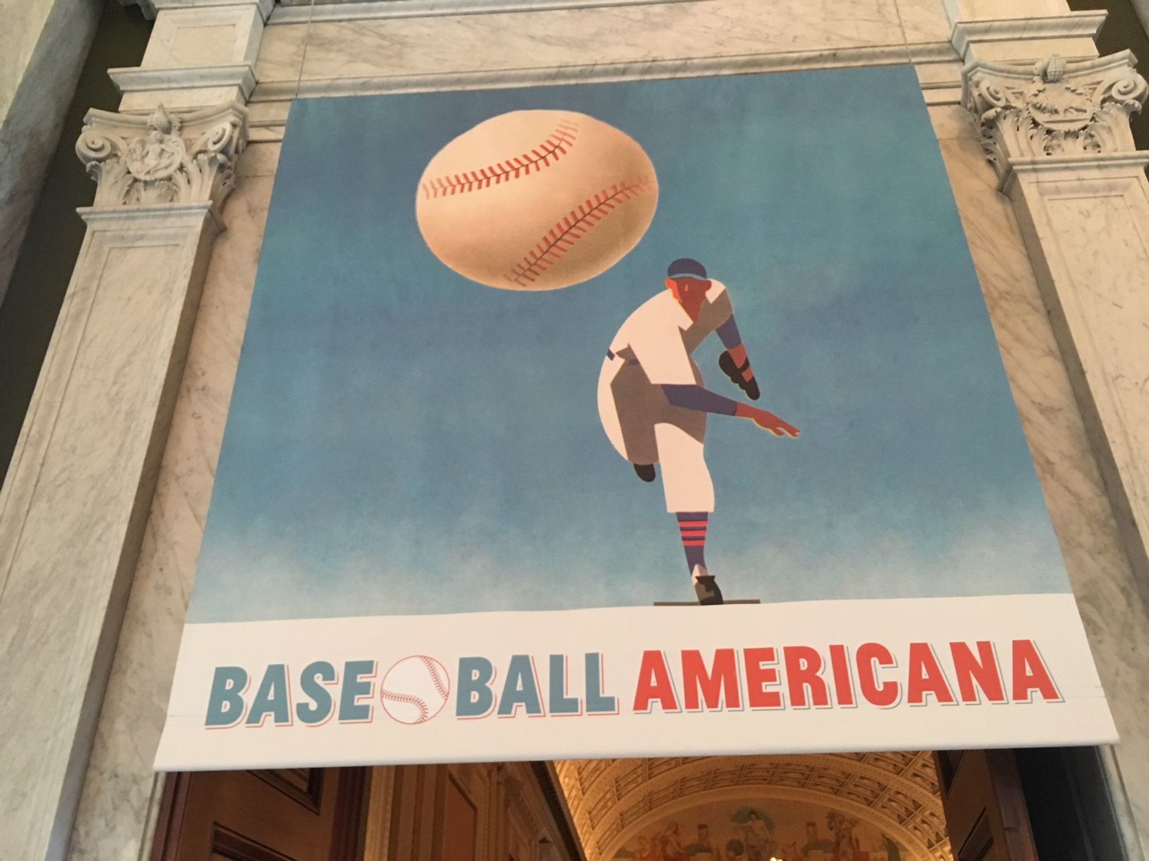 The Library of Congress's "Baseball Americana" exhibition opens Friday, a couple weeks before the MLB All-Star Game comes to Washington. (WTOP/Noah Frank)