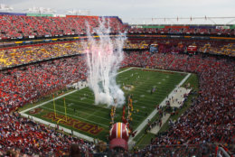 After announcing there is no waiting list for season tickets anymore, the Redskins are trying to figure out how they can get fans back to FedEx Field. FILE  (AP Photo/Pablo Martinez Monsivais)
