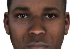 This image shows the age-progressed photo of the suspect in the D.C.-area serial hotel rapes created by a lab in Virginia. (Courtesy FBI.gov)