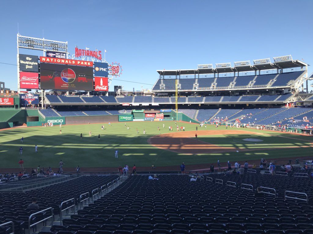 The weather is ripe for a Congressional Baseball Game on Thursday, June 14, 2018. (WTOP/Michelle Basch)