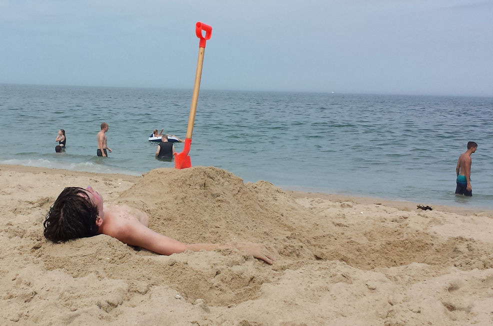 Boy buried in sand in Ocean City