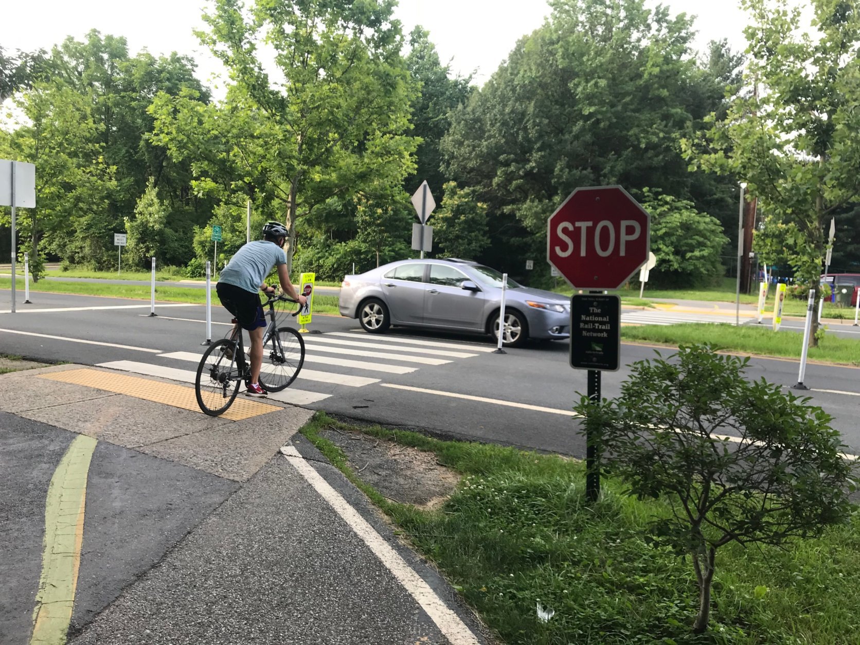 The Capital Crescent Trail is the county's most heavily used trail -- chock-full of recreational and commuter bicyclists, joggers, hikers and baby strollers. (WTOP/Dick Uliano)