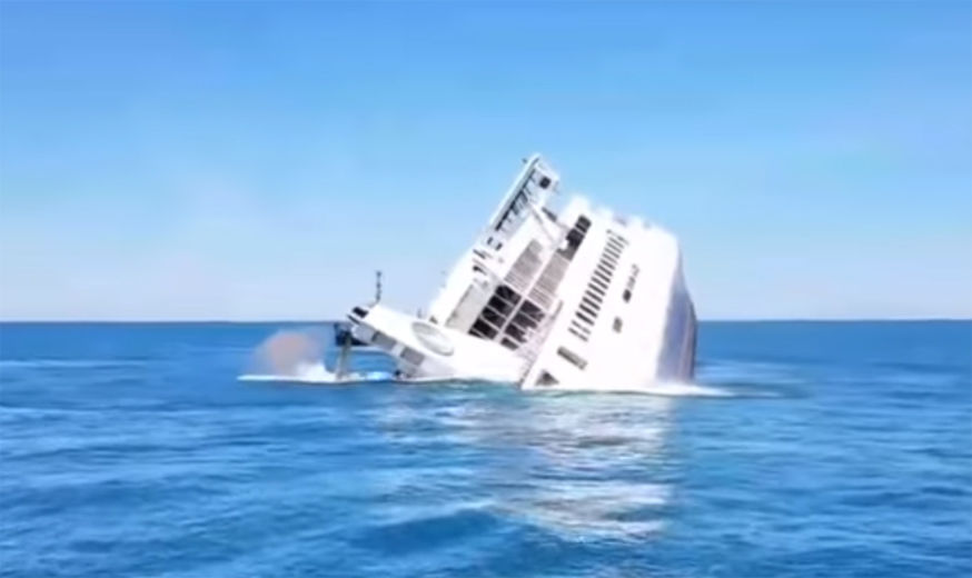 Watch Delaware Ferry Intentionally Sunk To Become A Reef Wtop