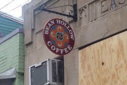 In a Facebook post, Gretchen Shuey, owner of Bean Hollow coffee shop on Main Street, says she won't be reopening at that location. (WTOP/Kathy Stewart)