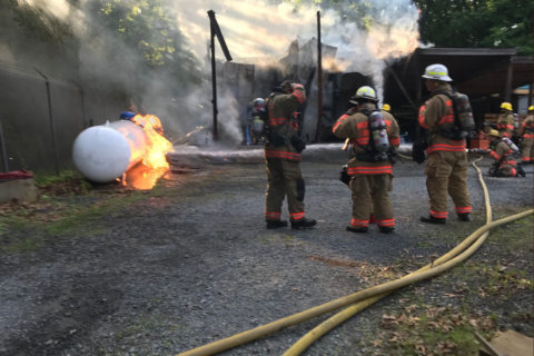 Tractor, boat burn in shed that caught fire at Montgomery Co. park