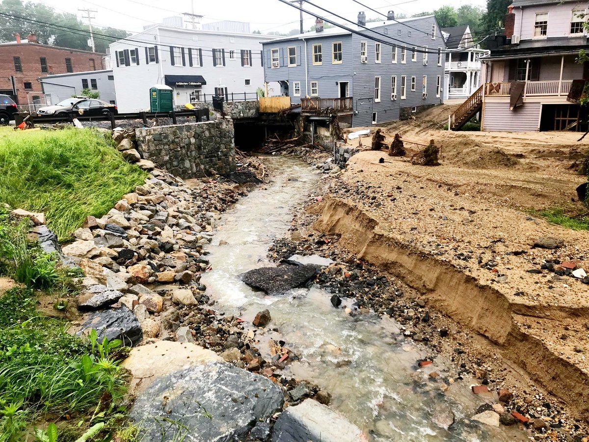 did ellicott city flood yesterday