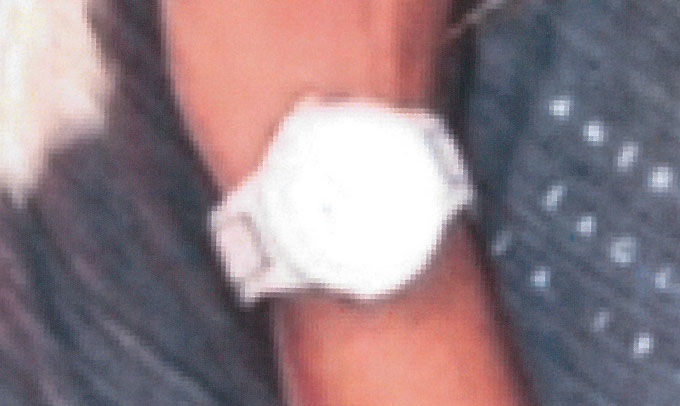 Prince George's County police released this photo of a watch that was stolen from a D.C&gt; teen after he was fatally shot in a Bladensburg park last month. (Courtesy Prince George's County police)