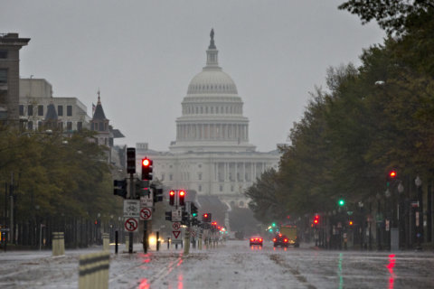 Waterlogged Washington closing in on monthly rain record