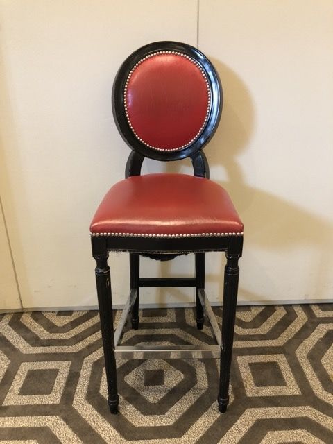 A bar stool from the W Hotel. (Courtesy Rasmus Auctions)