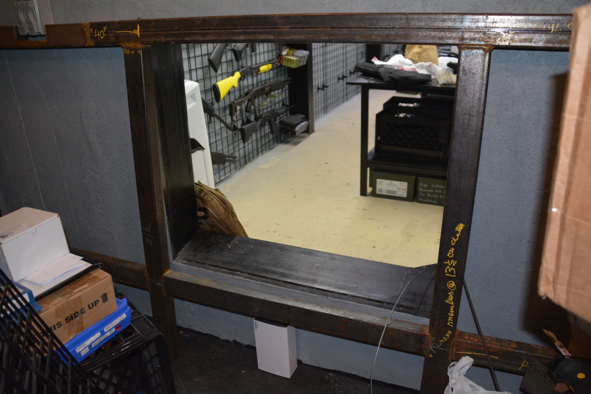 The view through the door into Bailey's bunker. (Photo courtesy of U.S. Attorney's Office)
