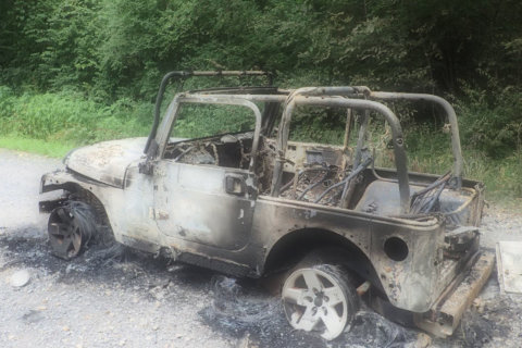 This is why you don’t play with fire: Car destroyed by fireworks