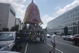 A view of the parade in D.C. on Fourth of July 2018. (WTOP/Melissa Howell)