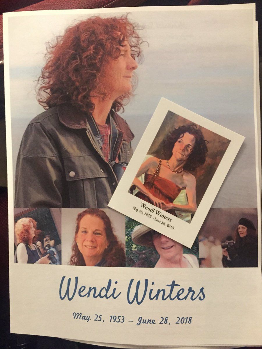 The memorial service for Wendi Winters, veteran journalist who was killed in the Annapolis Capital Gazette shooting, took place on July 7, 2018. (WTOP/Melissa Howell)
