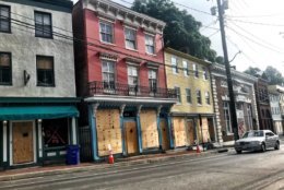 Ellicott City is still undergoing its restoration process after flooding devastated the historic Howard County, Maryland, town. (WTOP/Neal Augenstein) 