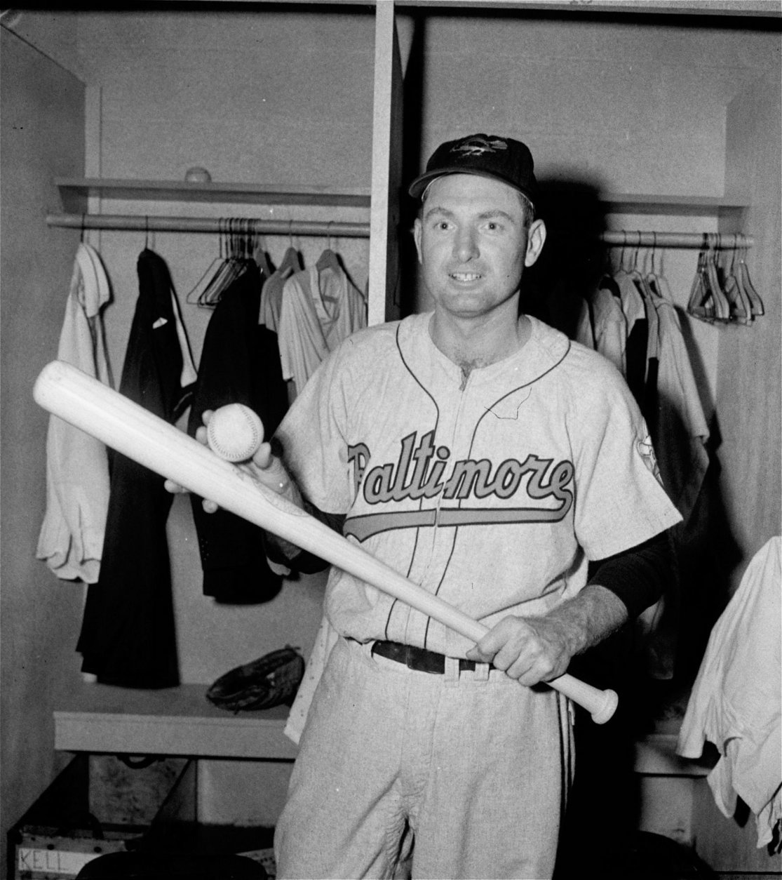 1956 Jim Wilson Game Worn Baltimore Orioles Jersey. Baseball