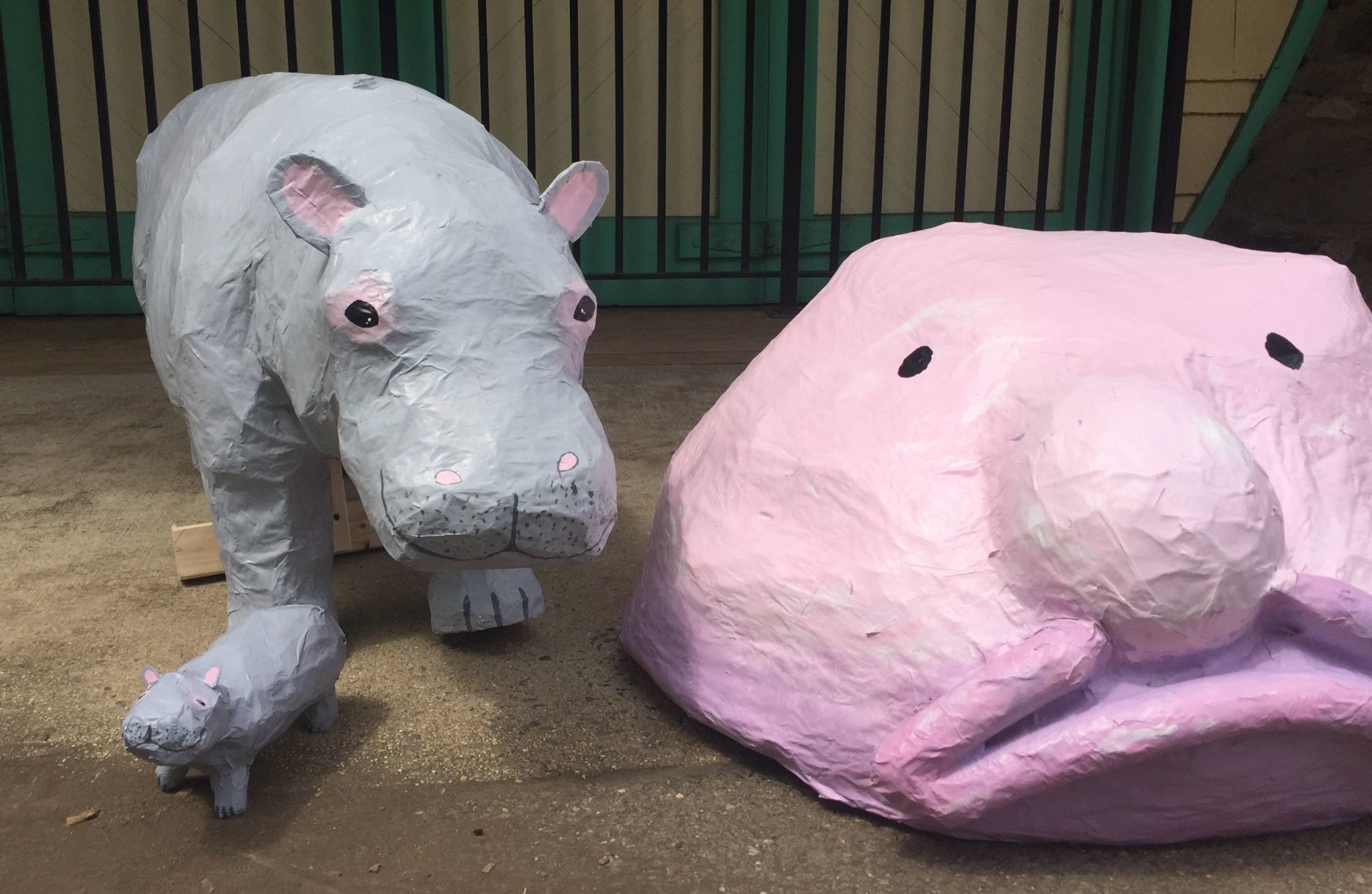 Kids get to make fun art attending Glen Echo Park's Carousel Animals Camp For Teens. (WTOP/Kristi King)