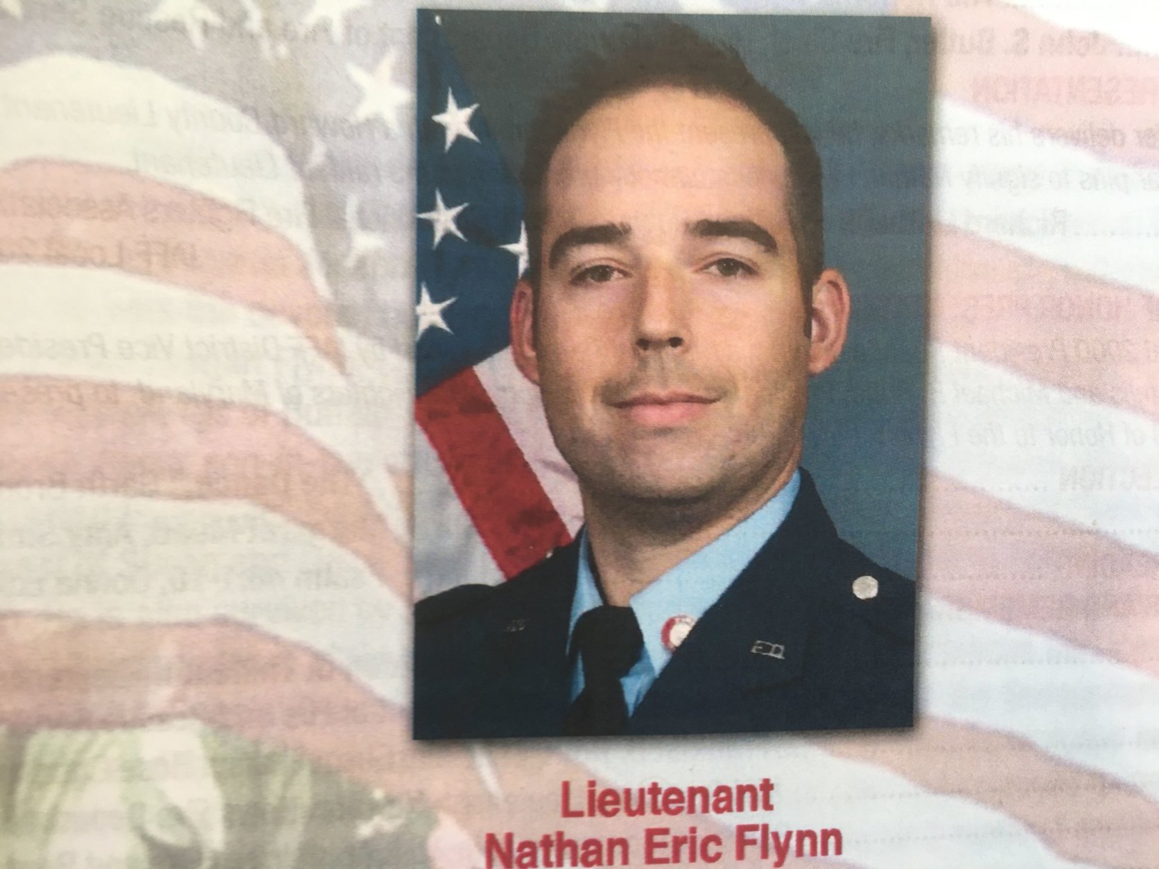 Flynn lost his life on Monday while fighting a fire at a home in Clarksville. During the fight, the floor beneath him collapsed. Flynn fell through the floor from the first floor to the basement. (WTOP/Mike Murillo)